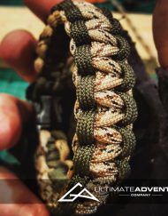 OD Green and Desert Camo Paracord Survival Bracelet